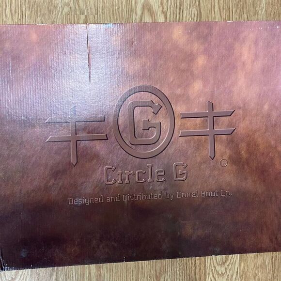 Circle G Corral Boot Co. Cowboy Boots with Swarovski Crystals Gray 11 - Picture 14 of 14